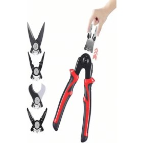 Resim Wüber 5'i 1 Arada Çok Amaçlı Çok Yönlü Ağır Hizmet Tipi Alet Kiti Çok Fonksiyonlu Çıkarılabilir Pense Çok Yönlü Alet Kiti 