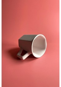 Resim Köşeli Kupa - Seramik Bisküvi 27'li Ham Ürün 