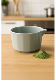 Resim Seramik Matcha Çayı Köpürtme Kasesi Chawan Mt245 Yeşil 