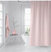 Resim Zethome Jackline Banyo Duş Perdesi 0010 Pudra Tek Kanat 1X180X200 Çok Renkli 
