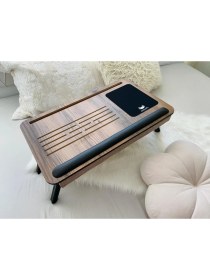 Resim Axolotl Supplyplus Lidya Tablet Telefon Bölmeli Ayaklı ve Minderli Laptop Sehpası Bilgisayar Çalışma Masası 