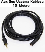 Resim Stereo Ses Kulaklık Uzatma Kablosu 10 M 