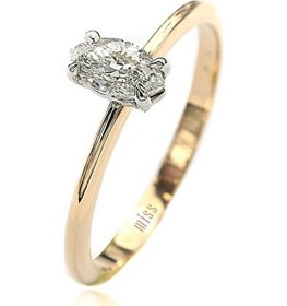 Resim Markiz Tektaş Pırlanta Yüzük - 0,36 Karat 14K 