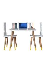 Resim Genel Markalar Çocuk Aktivite Oyun 1 Masa 2 Sandalye Takımı 2-6 Yaş Ayıcıklı -tablet Yeri 
