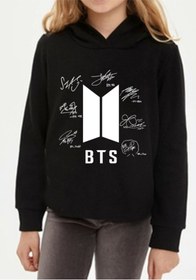 Resim GC GÖKHAN CLUB Çocuk Bts Baskılı Sweatshirt 