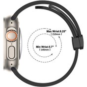 Resim Ariatech Watch Ultra 49mm Uyumlu Krd-84 Uyumlu Kordon-derin Mor 