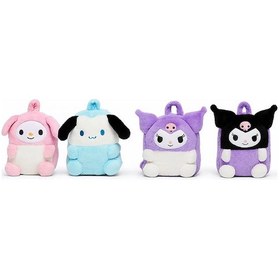 Resim Peluş Kuromi My Melody Ve Cinnamoroll Sırt Çantası 