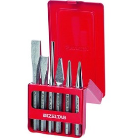 Resim İzeltaş 5700ı 6 Parça Keski Zımba Takım 
