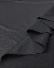 Resim Siyah Renkte Jarse Kumaş 170x300cm-10854 Siyah 