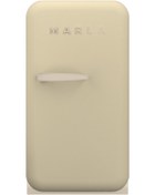 Resim Elektromarla 45 Litre Retro Minibar Mini Buzdolabı - Bej 