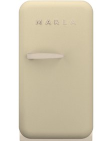 Resim Elektromarla 45 Litre Retro Minibar Mini Buzdolabı - Bej 