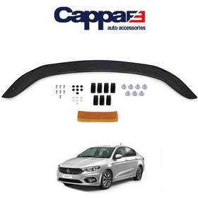 Resim Cappafe Fiat Egea Ön Kaput Koruyucu Rüzgarlık 4Mm Abs 2015-› 