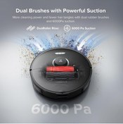 Resim Roborock 6000pa S8 Pro Ultra Istasyonlu Robot Süpürge, Halı Tanıma Mop Kaldırma, Onerous Lambader Hediye 