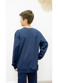 Resim Divinus Erkek Çocuk Basic Sweatshirt Lacivert Lacivert 