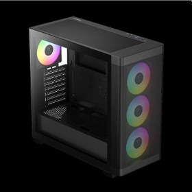 Resim GAMDIAS ATHENA M3, 850W, 80+ Bronze, Tempered Glass, Type-C, Mesh Ön Panel, ARGB, ATX, GAMING KASA 