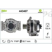 Resim Valeo ALTERNATOR 12V 150A TRANSIT V348-V347 2.2 TDCI 11 14 TRANSIT V363 14 17 RANGER 2.2 TKE 11 