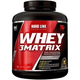 Resim Hardline Whey 3 Matrix 2300 GR Muz Aromalı 