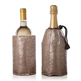Resim Vacu Vin 3887560 Aktif Şarap ve Şampanya Soğutucu, Platin 