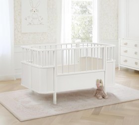 Resim TommyBaby Bella Büyüyen Beşik Karyola 80x130 Beşik 