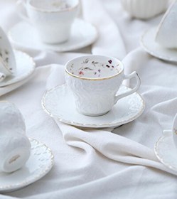 Resim Elsa 6 Kişilik Kahve Fincanı Takımı - 90 ml 