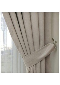 Resim Taş Ada Fon Perde Pilesiz Extraforlu Düz Dikim Büzgü Pile-taş Taş 