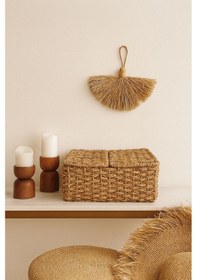 Resim Morponi Hasır 2 Bölmeli Çok Amaçlı Sepet- Patates&soğan Sepeti 39 Cm X 22 Cm Svr Kahverengi 