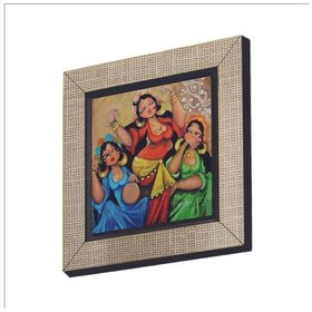 Resim Dans Eden Oryantal Kadınlar Baskılı Mdf Magnet 7x7 85 