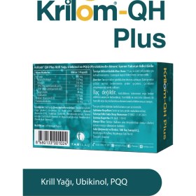 Resim QH Plus 30 Yumuşak Kapsül Ubikinol Krill Yağı Omega 3 