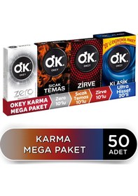 Resim Okey Karma Prezervatif 50'li 