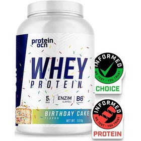 Resim Proteinocean Whey Protein Birthday Cake - 1.6kg - 64 Servis 