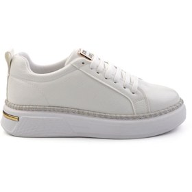 Resim Bambi Beyaz Kadın Sneaker K01377024007 