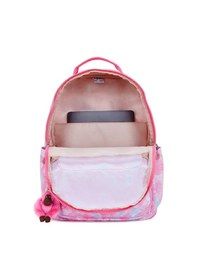 Resim Kıplıng Seoul Büyük Boy Sırt Çantası Pembe Garden Clouds 