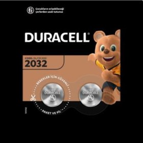Resim Elektronikport-Duracell 2032 3V Lityum Pil (2 Adet) 