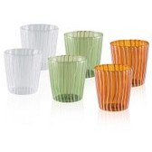 Resim Line Su Bardağı 6 Parça 320 Ml The Mia