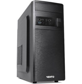 Resim Vento VS116F 350W Mid Tower Bilgisayar Kasası Siyah 