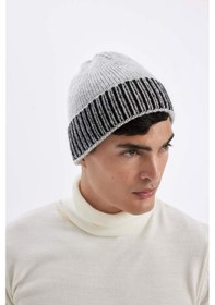 Resim DeFacto Erkek Renk Bloklu Bere C7143AX24WNGR131 