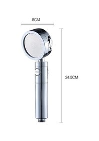 Resim Paslanmaz Çelik Çok Fonksiyonlu El Duş Başlığı 3 Modlu Püskürtme Seçeneği Paslanmaz Çelik 