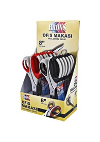 Resim Brons Büro Makası Paslanmaz Çelik 20.5 Cm Br-705 