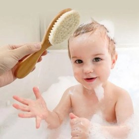 Resim Datatek Keçi Kılı Organik Bebek Banyo Tarağı 