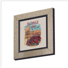 Resim Roma Görseli Baskılı Mdf Magnet 7x7 387 
