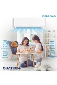 Resim QUATECH 18.000 Btu/h A++ Enerji Sınıfı R32 Duvar Tipi Inverter Klima 