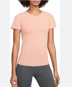 Resim Nike Dri-fıt Adv Aura Women's Slim-fit Short-sleeve Top Dd0588-824 Somon Spor Kadın Tshirt 