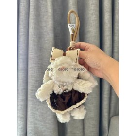 Resim Silver1 Sevimli Renkli Ip Peluş Ayı Kolye El Yapımı Oyuncaklar Küçük Bebek Çanta Çekicilik Sevimli Bebek Cep Telefonu Çekicilik (Yurt Dışından) 