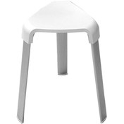 Resim Banyo Taburesi Alu. Beyaz M-kv17-01 Siyah 