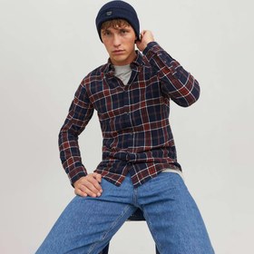 Resim Jack & Jones Erkek Lacivert Bere (12092815-NB) 