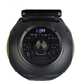 Resim El Mikrofonlu Kumandalı Usb+sd+bt Taşınabilir Hoparlör Sl-2012 