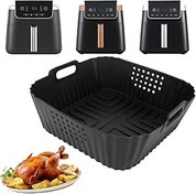 Resim Silikon kalıp sıcak hava fritözü aksesuarı, Ninja sıcak hava fritözü Max Pro 6,2 L AF180EU, Airfryer silikon aksesuar Ninja 6,2L AF180DE 4,7L AF140EU, Philips 6,2L, COSORI 5,5L için 