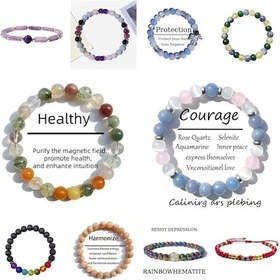 Resim Akik Bilezik, Arkadaşlar İçin Mükemmel Bir Hediye No.305 