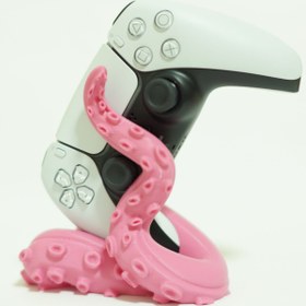 Resim Ahtapot Pembe Ps5 Standı 