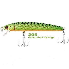 Resim Fujin Queen 70f 70mm Maket Balık Green Back Orange 